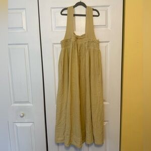 Free People Amelia Midi Dress - Yellow